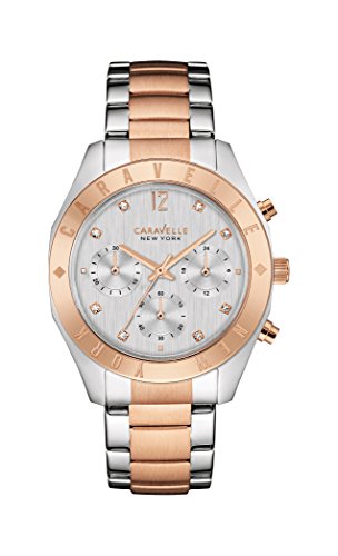 Caravelle New York Women's Quartz Stainless Steel Dress Watch (Model: 45L156)