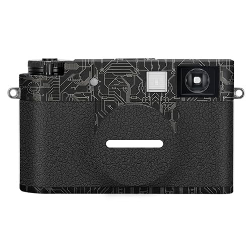 SUPBIG カメラアクセサリー ステッカー Fujifilm 対応 X half カメラに適合する保護装飾ステッカーで、耐擦傷性、耐摩耗性を備えたカメラスキン保護フィルム、迷彩(回路暗金)
