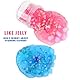 2 Pack Jelly Cube Crunchy Slime Kit, Blue and Pink Clear Crunchy Slime, Super Soft Crystal Slime Toy, for Kids Party Favours and School Education, Stress Relief Toy for Girls and Boys