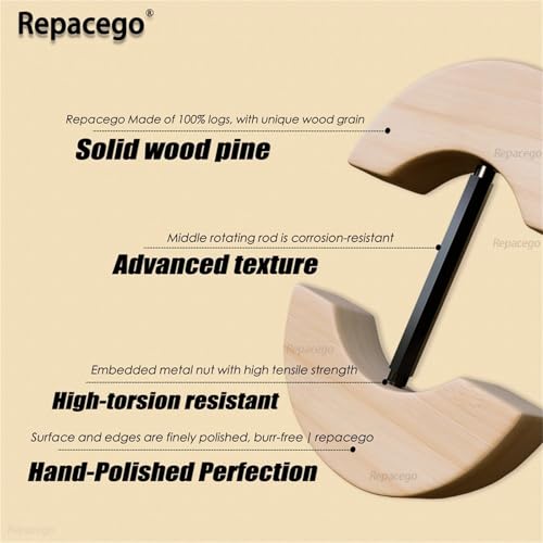 Sombrero de madera ajustable SHENJMAI con soporte tensor para gorras 6