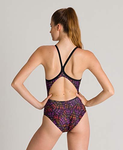 Image of Arena Women's Standard Country Flags Light Drop Back MaxLife One Piece Swimsuit