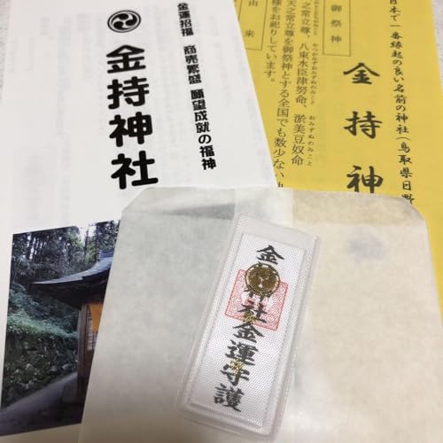 Amazon.co.jp: 金持神社(かもち神社) 金運守護御守り 財布用 : ホーム