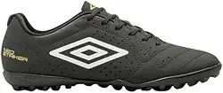 Chuteira Umbro Neo Striker Society Cinza e Laranja