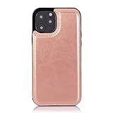 iPhone 7 Case, iPhone 7 Wallet Case, Crosspace Premium PU Leather Flip Wallet Case 2-in-1 Protective Magnetic Shell with Credit Card Holder and Wrist Lanyard for Apple iPhone 7 4.7