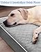 KSIIA Orthopädisches Hundebett Grosse Hunde, Hundekissen 119x73x9cm, Hundematte Waschbar, Hundematratze Abnehmbar, Grau
