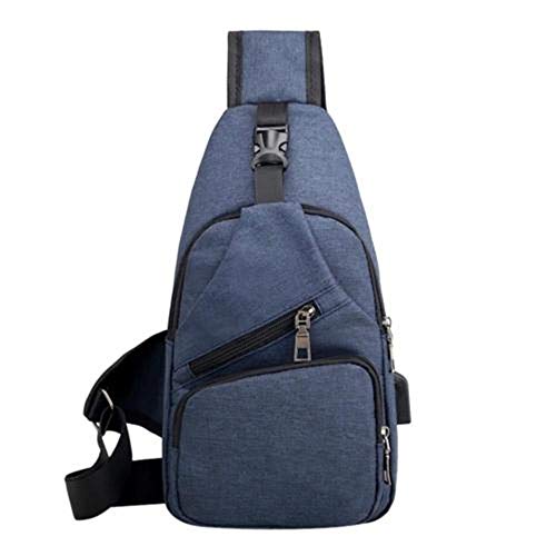 DIYARTS Sling Bolsos Casual Deporte Ligero Hombro Mochilas Con Interfaz Carga USB Para
