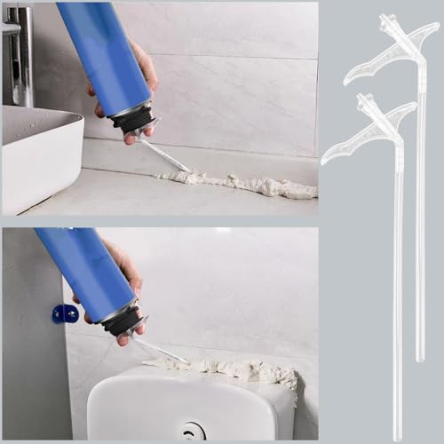 10 Stück Montageschaum Aussprührohr Lang Aussprührohr PU Schaum Pistolen Bauschaum, Röhrenförmige Nachfüll Ersatzdüsen, Bauschaum Pistole Tube Benutzt Für Löcher Lücken Und Risse Sprühschaum