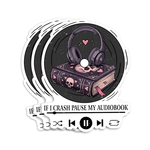 12 Best Audiobooks to Gift in 2025: Thoughtful Picks for Every Listener 12 (3Pcs) If I Crash Pause My Audiobook Stickers, 2 Inches