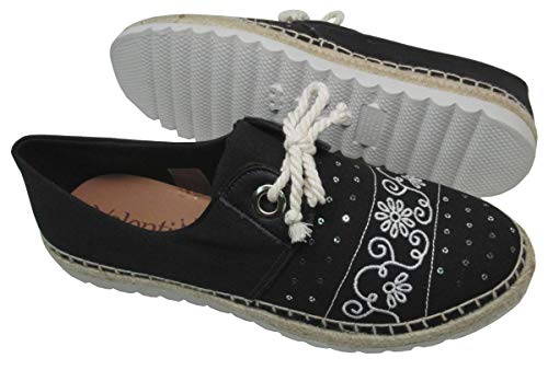 Sapatênis Feminino Bordado Valentina 398041 Flatform
