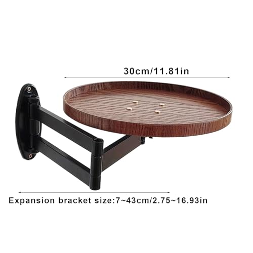 Table de chevet murale pliante pour créer un coin bureau modulable et gain de place