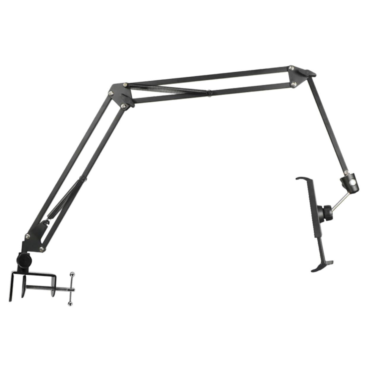 Happyyami Supporto Telefono Regolabile Metallo con Braccio lungo Pieghevole Smartphone e Tablet per Video e Fotografia per Scrivania e