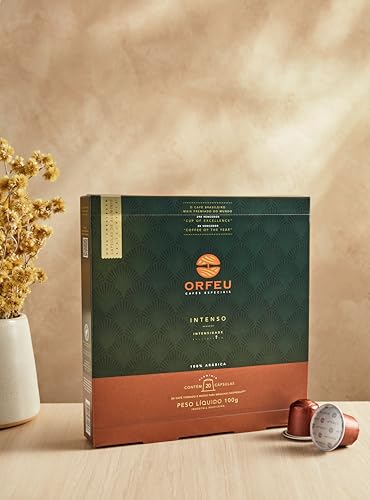 ORFEU Cápsulas De Café Orfeu Intenso Compatível Com Nespresso Contém 20 Unidades