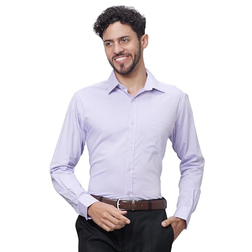 Image of Raymond Slim Fit Pure Cotton Structure Pattern Semi Cut Away Collar Formal Shirt