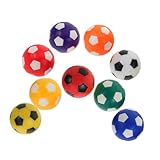9 Piezas Accesorios De Futbolín Reemplazo De Mesa De Futbolín Pelota De Futbol De Mesa Pelota De Juego De Futbolín Mini Balón De Fútbol De Futbolín Futbolines El Plastico Anneome