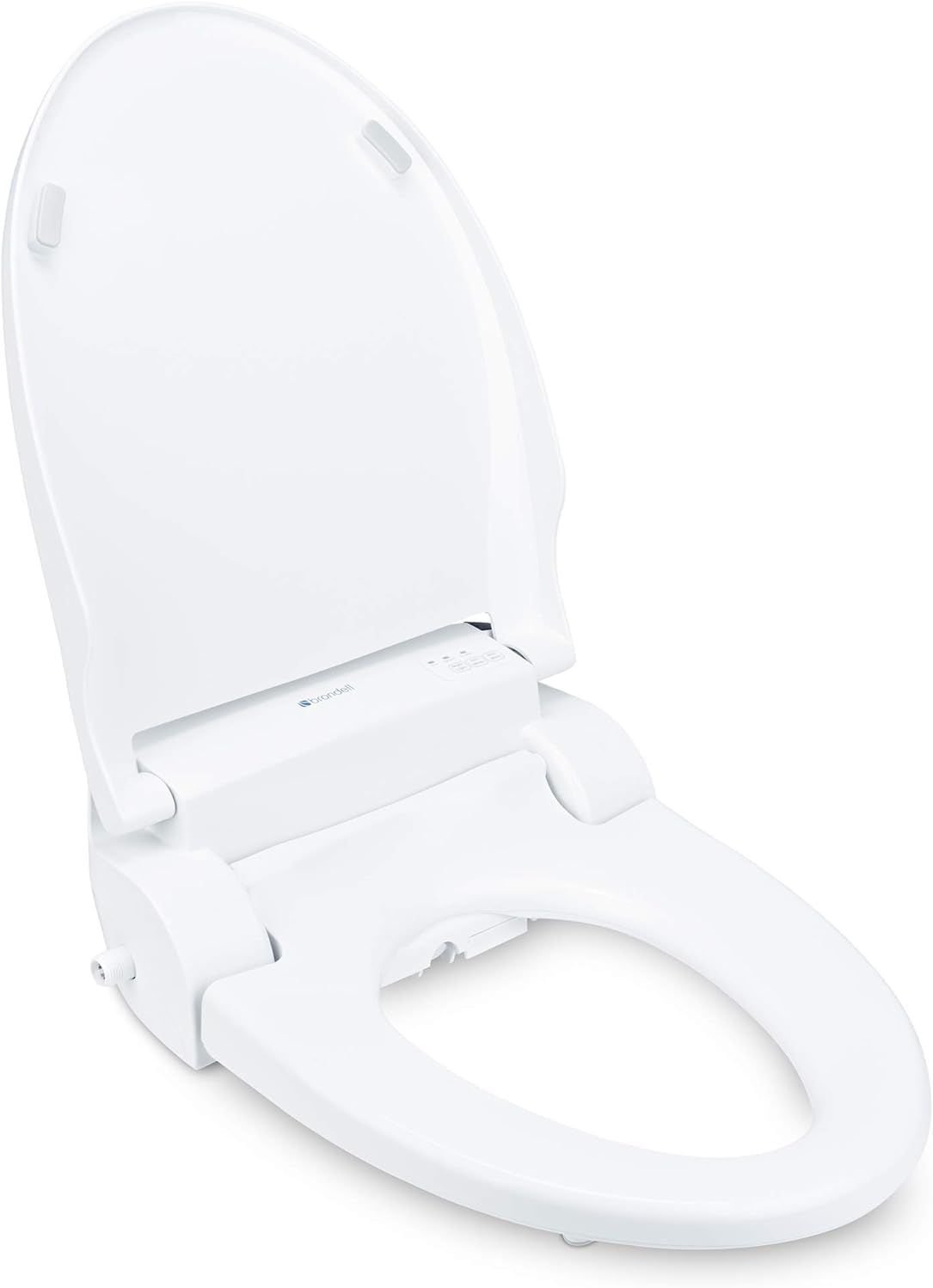Brondell CL950-RW bidet seat with blue nightlight illuminated