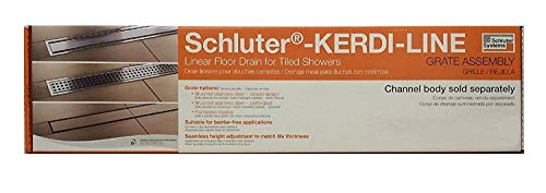 Schluter Systems Kerdi-Line Frameless 20" Tileable Grate Assembly (KL1DRE50)