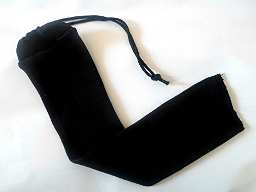 5 PCS Pistol Revolver Handgun Gun Case Sock Silicone Black