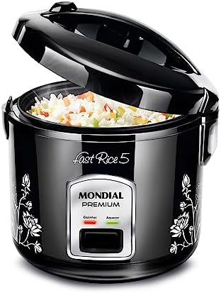 MONDIAL Panela De Arroz Fast Rice 5 Premium, Preto, 400W, 220V - ...