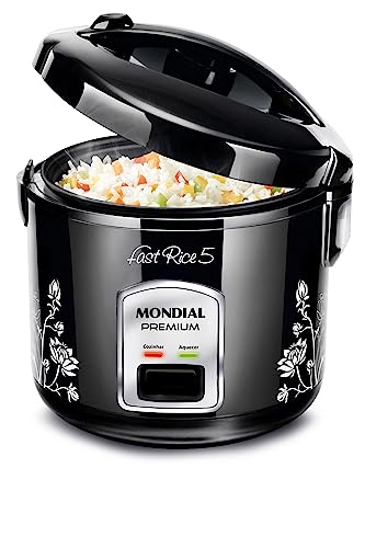 Panela De Arroz Fast Rice 5 Premium, Mondial, Preto, 400W, 110V -...