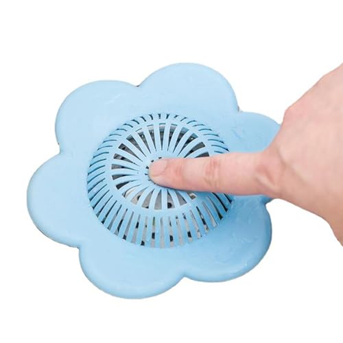 Colador para fregadero de cocina en PVC ajustable azul miniatura 3