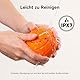 Cheerble Ersatzschalen für Hundespielzeug, Wicked Ball Air Wechselhülle(Shell) -(Orange)