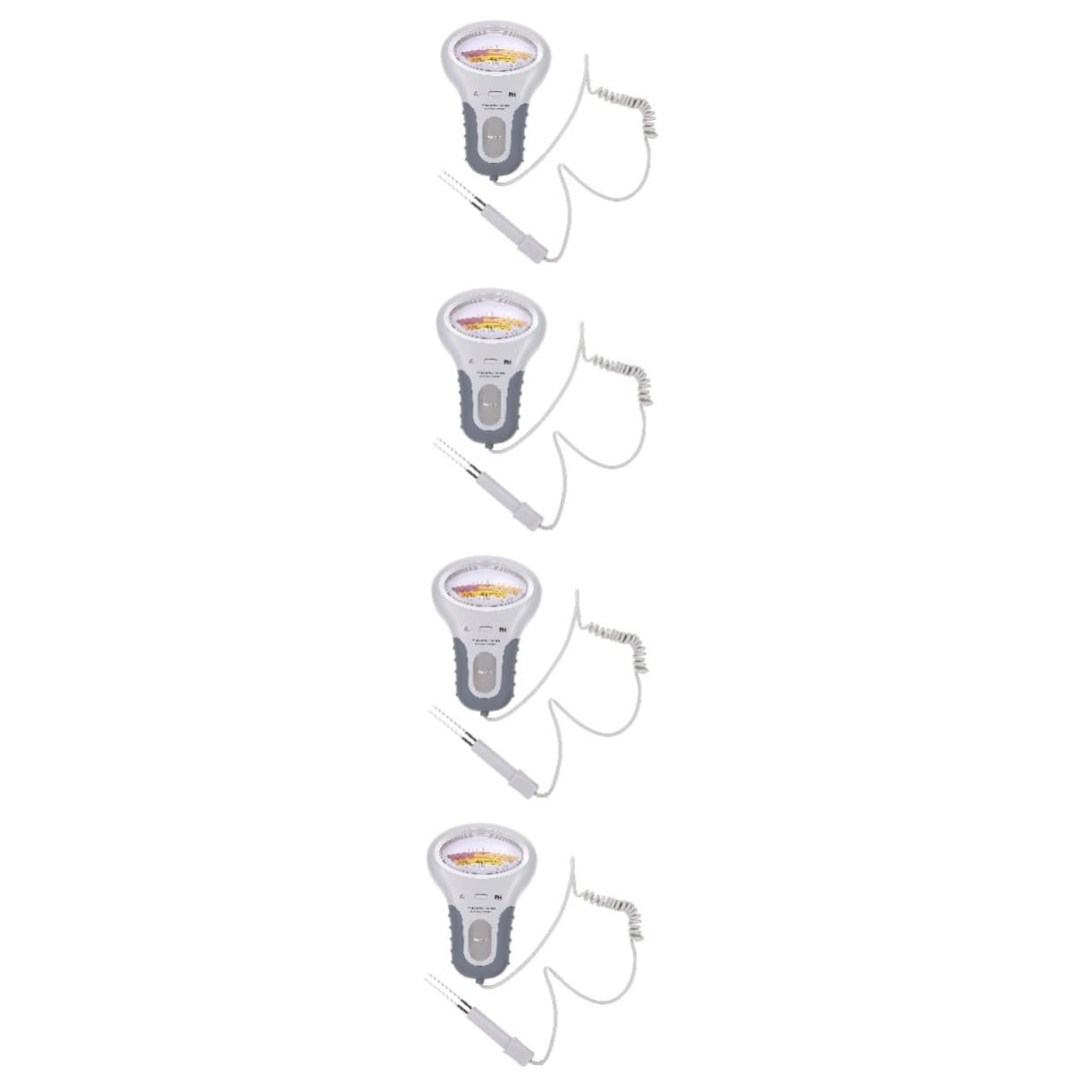 Lot De 4 Testeurs Deau De Piscine Ph-mètre Pour Spa Matériau Abs Partage En Famille