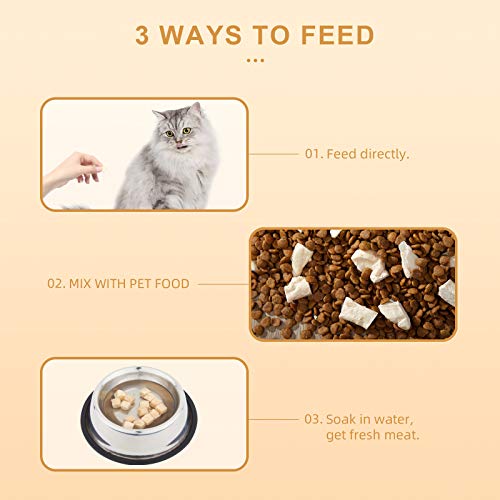 Jungle Calling Freeze Dried Cat and Dog Treats, Grain Free, Raw Single Ingredient Chicken, High Protein Snacks for… - Image 6