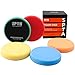 Produktbild Polierschwamm, SPTA 5tlg 150mm Klett Polierpad Polierschwämme Polieraufsatz Wachs Schwämme Auto Polierpad Polieren Pad Schwamm Polierschaum Set, für 150mm Exzenter Poliermaschine Schleifmaschine