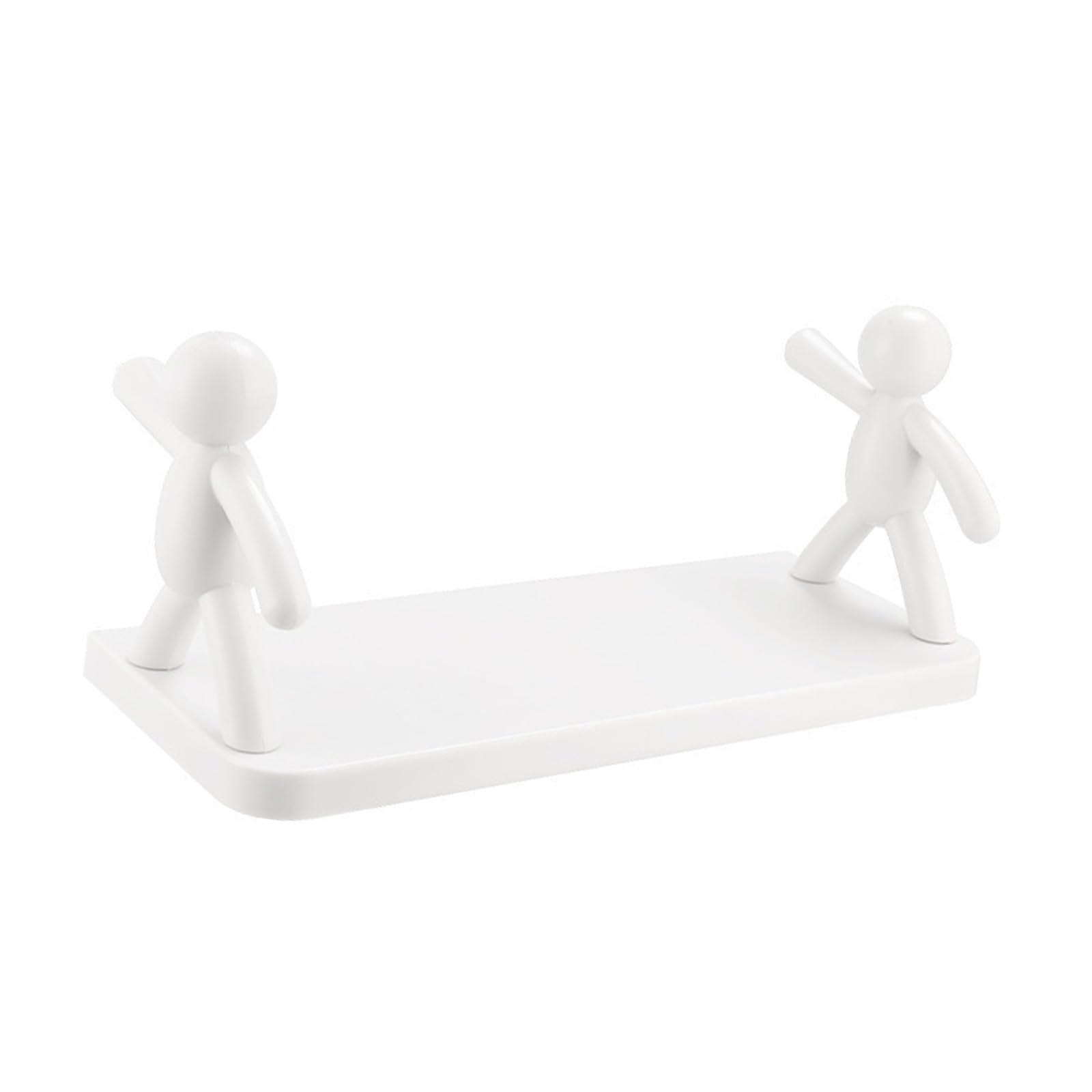 APGLSXY Removable Water-Resistant Wall Shelf, Whimsical Bathroom Organiser Without Drilling for Renters & Small Spaces Removable Water-Resistant Wall Shelf