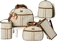 kit 5 Bolsas Mala Saída Maternidade