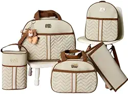 kit 5 Bolsas Mala Saída Maternidade