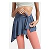 COTJTFE-Womens-Athletic-Short-Skirt-Slice-Sports-Skirt-Ladies-Golf-Short-Skirt-Sportswear-Running-Fitness-Sports-Skirt Women's Athletic Short Skirt, Slice Sports Skirt, Ladies Golf Short Skirt, Sportswear, Running Fitness Sports Skirt (Lron Blue)