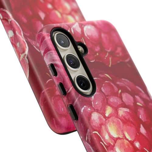 Coque Samsung S24 Plus Aquarelle Framboises rigide anti-rayures