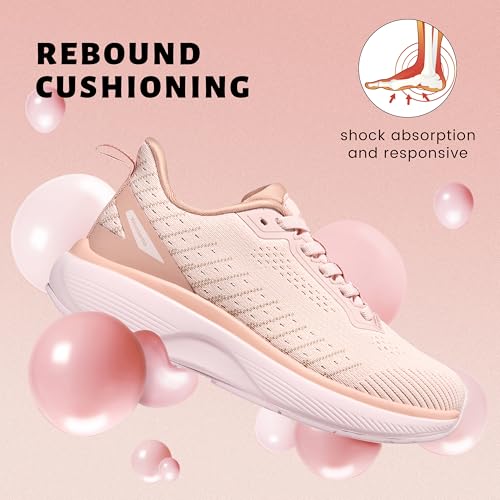 Image of Wondamo Women's Walking Shoes Slip On (Runs Large: Order Size Down) Comfortable Rebound Running Tennis Shoes Lightweight Breathable Non Slip Supportive Casual Athletic Fashion Sneakers