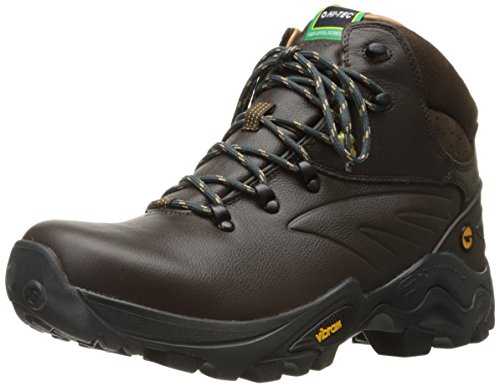HI-TEC Men's V-Lite Flash Hike i Waterproof Boot, Chocolate/Core Gold, 7 M US