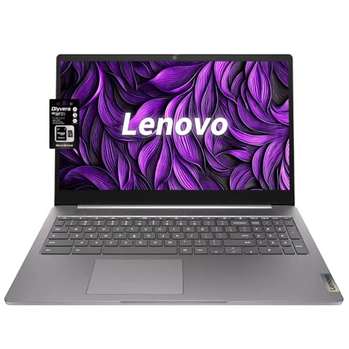 Lenovo 15.6' FHD Chromebook-Intel Quad-Core N4120( N4020) 4GB RAM,192GB Storage,(64GB eMMC+128GB SDCard),with Privacy Camera,Wi-Fi6,HDMI1.4,Chrome OS,Artic Grey (Renewed)
