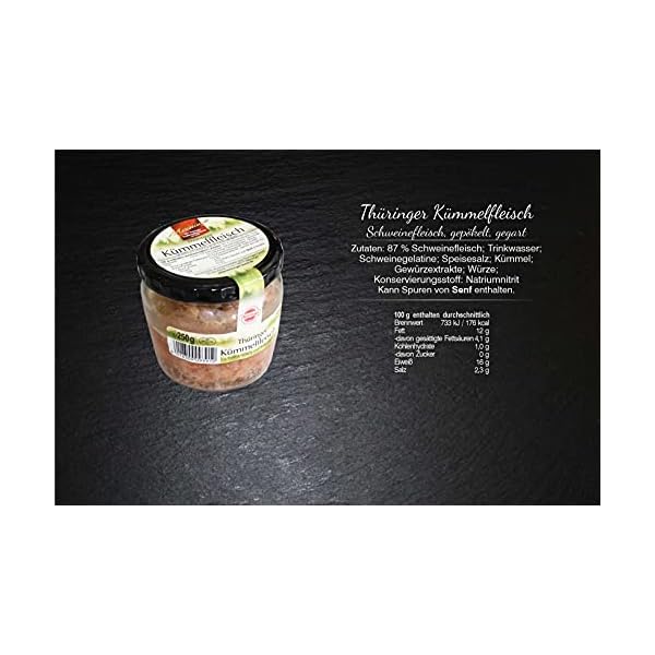 Wurst aus Thüringen I Sortiment Meininger Brotzeit I Wurst aus Traditionsfleischerei I 6 Sorten – Bild 6