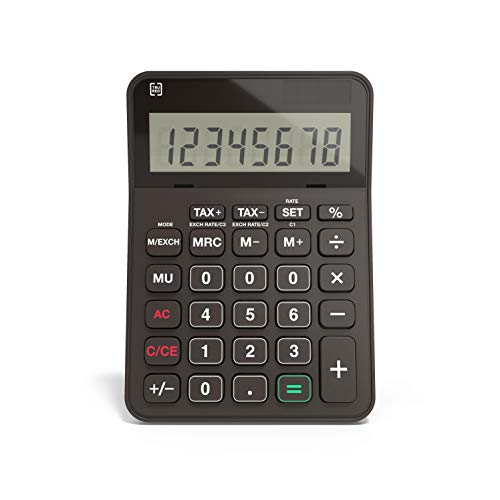 TRU RED TR240 TR240 8-Digit Desktop Calculator, Black