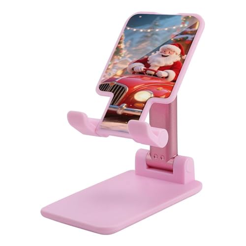 Support téléphone Père Noël de bureau réglable et pliable pour iPhone 16 et smartphones