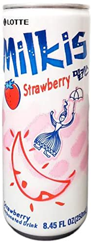 Korean Soft Drink Variety Multi-Pack By Lotte (Milkis, Chilsung Cider, 2% Peach) (Variety No 1) #TOP4