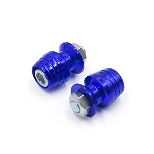 sourcing map 4Stück Universal Metall Umwandlung Kennzeichen Schraube Bolzen für Motorrad Blau DE