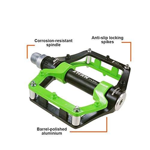 Bicycle Pedal Fit For Road Mountain Bmx Sealed Bearing Cnc Magnesium Alloy Spd Cleats Ultralight Bicycle Parts Modified Parts (Color : Yellow) #TOP3