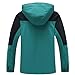 GIISAM Rain Coats for Women, Waterproof Lightweight Rain Jackets Windbreaker with Hood for Hiking Travel running
