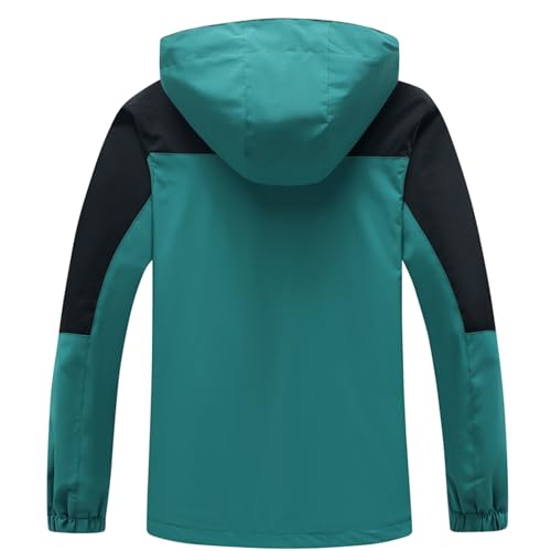 GIISAM Rain Jacket for Women, Women's Waterproof Lightweight Rain Jackets Packable Raincoat Windbreaker Coat with Hood2
