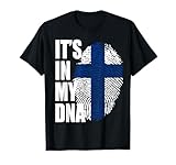 finlandia heritage dna flag maglietta