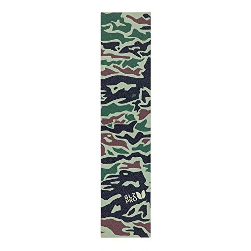 BLAZERPRO Premium Grip Sheet Camo Lija para Tabla Skateboard Unisex Adulto, Verde (Green), 130 MM Cover