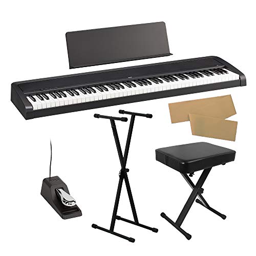 Amazon | KORG B2 ブラック X型スタンド・Xイスセット 電子