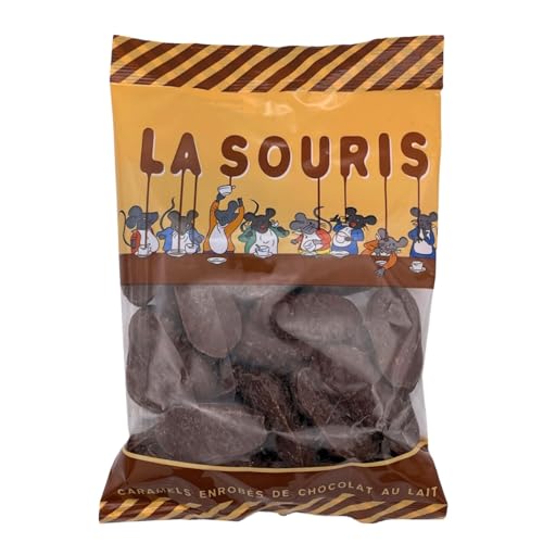 Gourmandise gourmande au quotidien avec les souris caramel enrobées de chocolat au lait VERQUIN,...