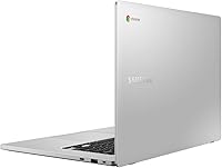 Vista 12 de Samsung Chromebook 4 + Chrome OS 15.6" Full HD Intel Celeron Procesador N4000 6GB RAM 64GB eMMC Gigabit wi-FI-XE350XBA-K03US, Plata