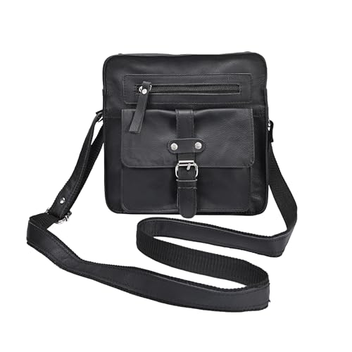 Image of Genuine Leather Sling Bag for Men, Stylish and Spacious Side Bag for Men, Crossbody Bag for Men Daily Use